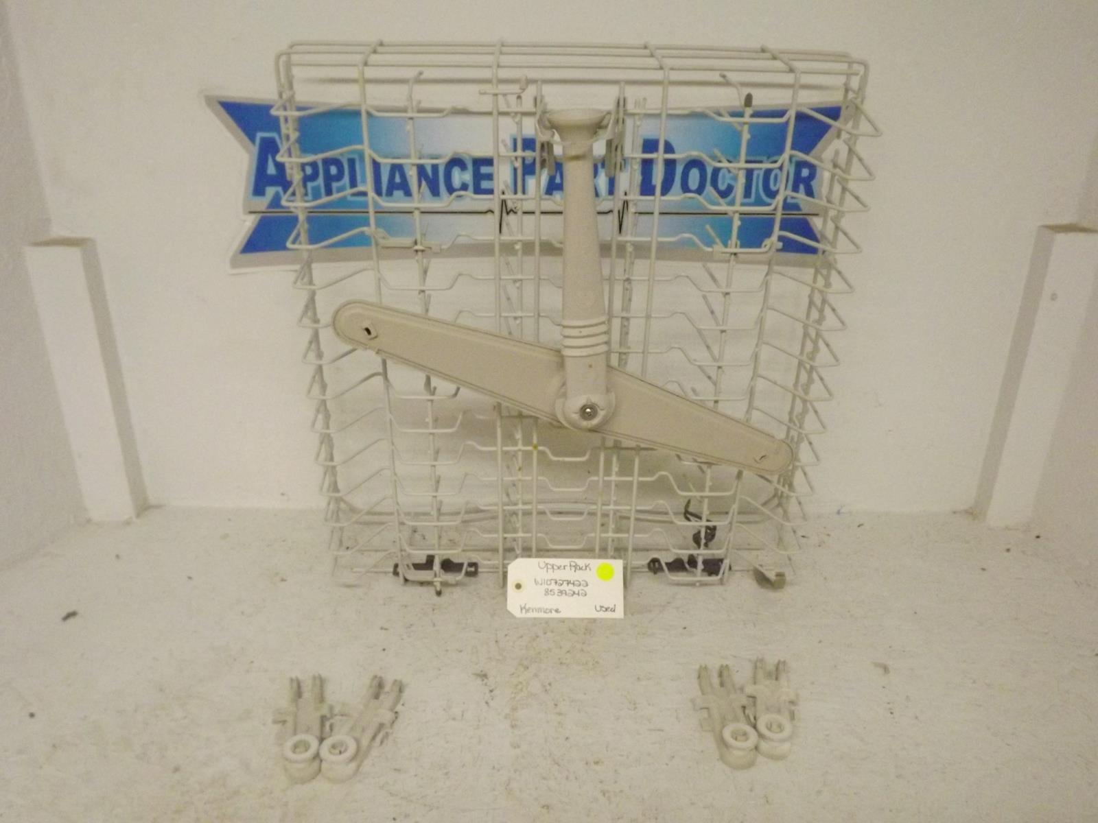 Kenmore Dishwasher W10727422 8539242 Upper Rack Used Kenmore Dishwasher W10727422 8539242 Upper Rack Used